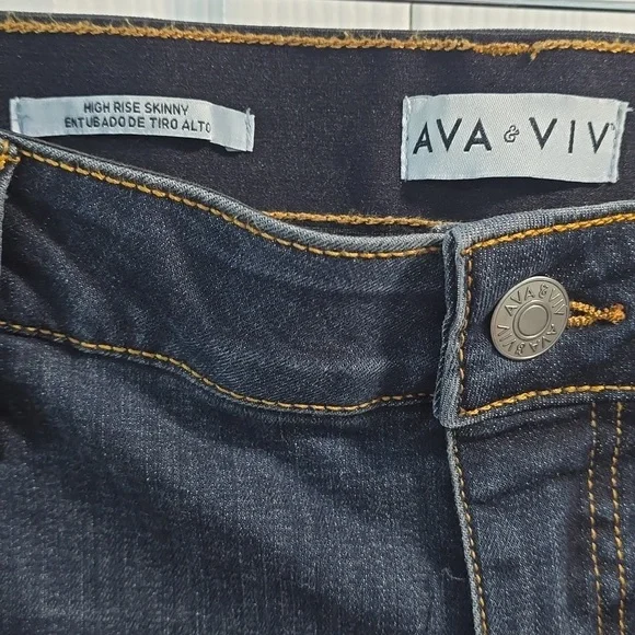Ava & Viv High Rise Skinny Jeans - Picture 6 of 11